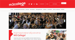 Desktop Screenshot of m3college.com